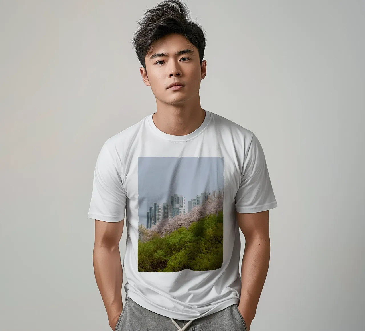 Strati di natura a Seul, Corea del Sud t-shirt da mbgraphx2