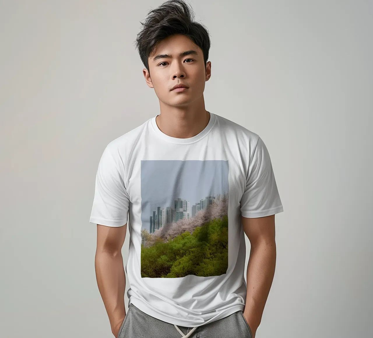 Strati di natura a Seul, Corea del Sud t-shirt da mbgraphx2