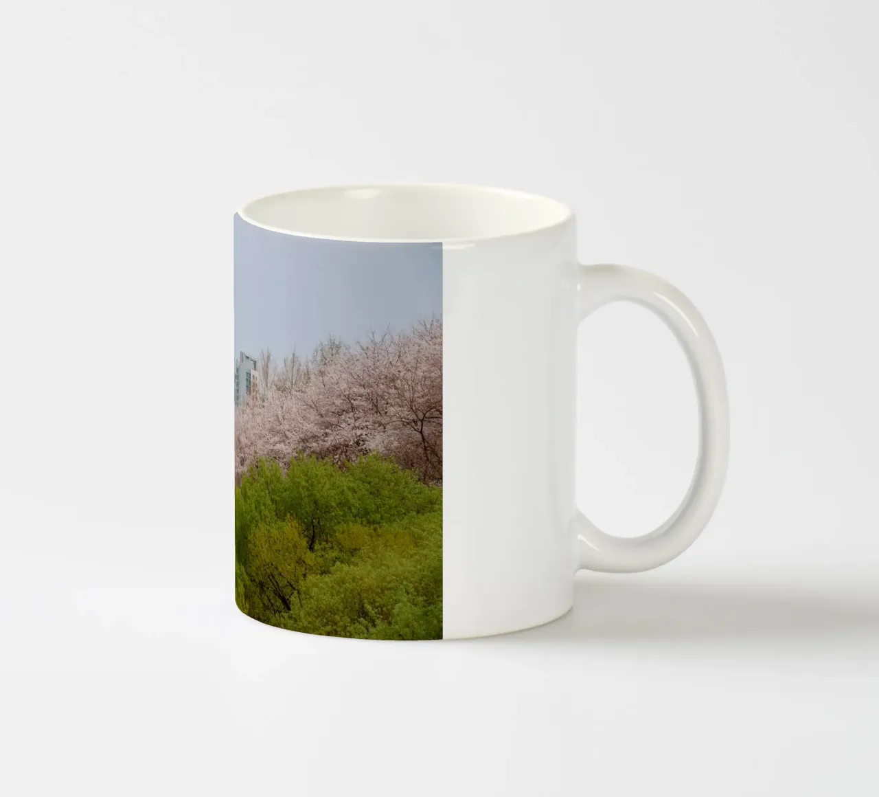 Strati di natura a Seul, Corea del Sud tazza in ceramica da mbgraphx2