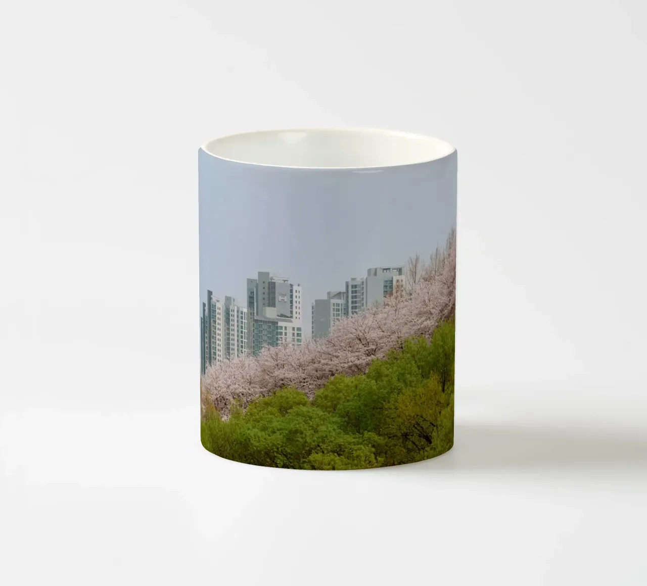 Strati di natura a Seul, Corea del Sud tazza in ceramica da mbgraphx2