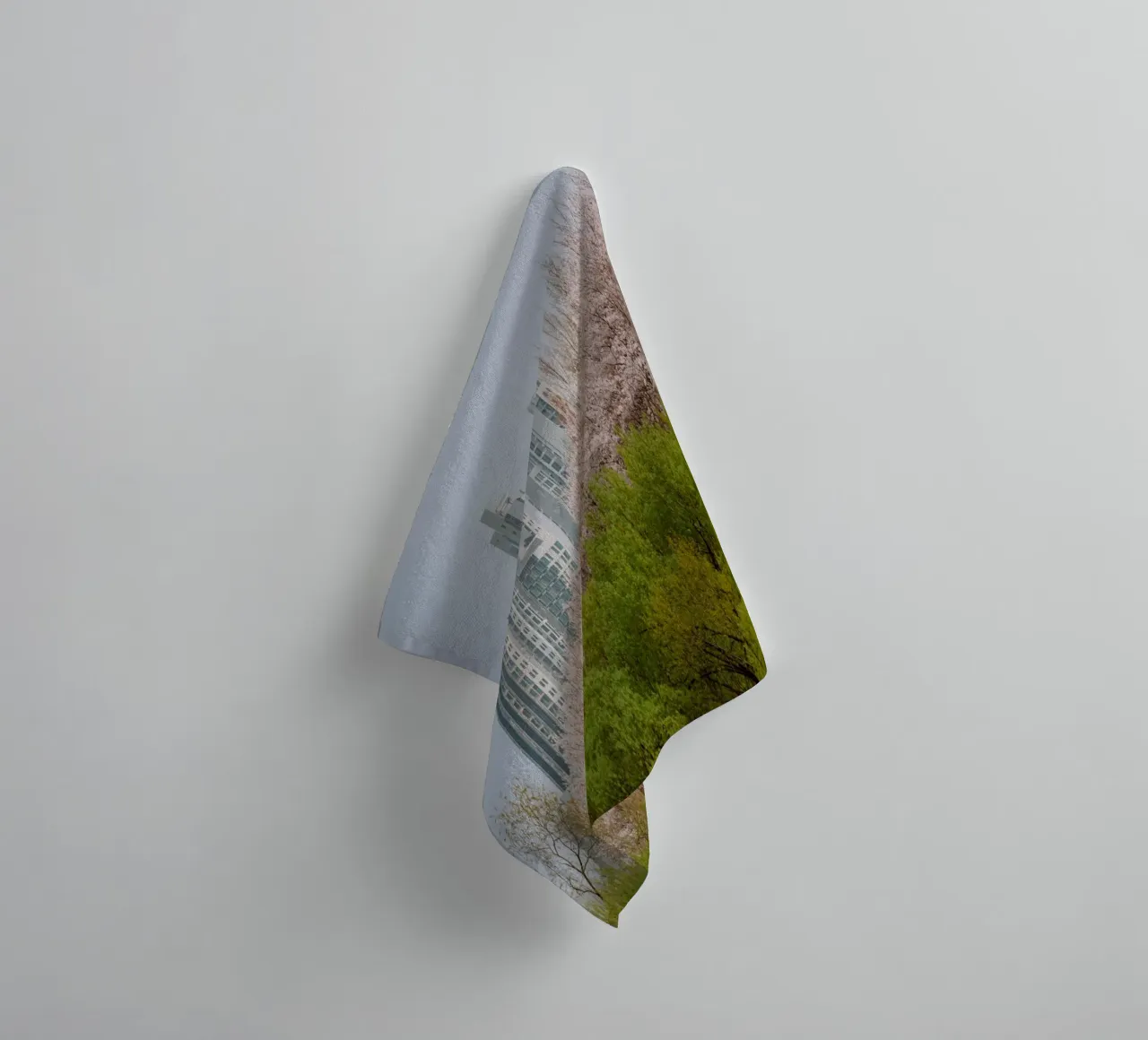 Strati di natura a Seul, Corea del Sud asciugamano da bagno da mbgraphx2