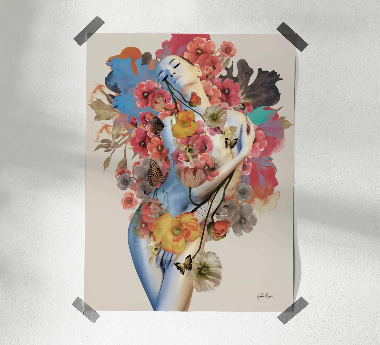 The Ivy poster con telaio in alluminio da Ana Paula Hoppe