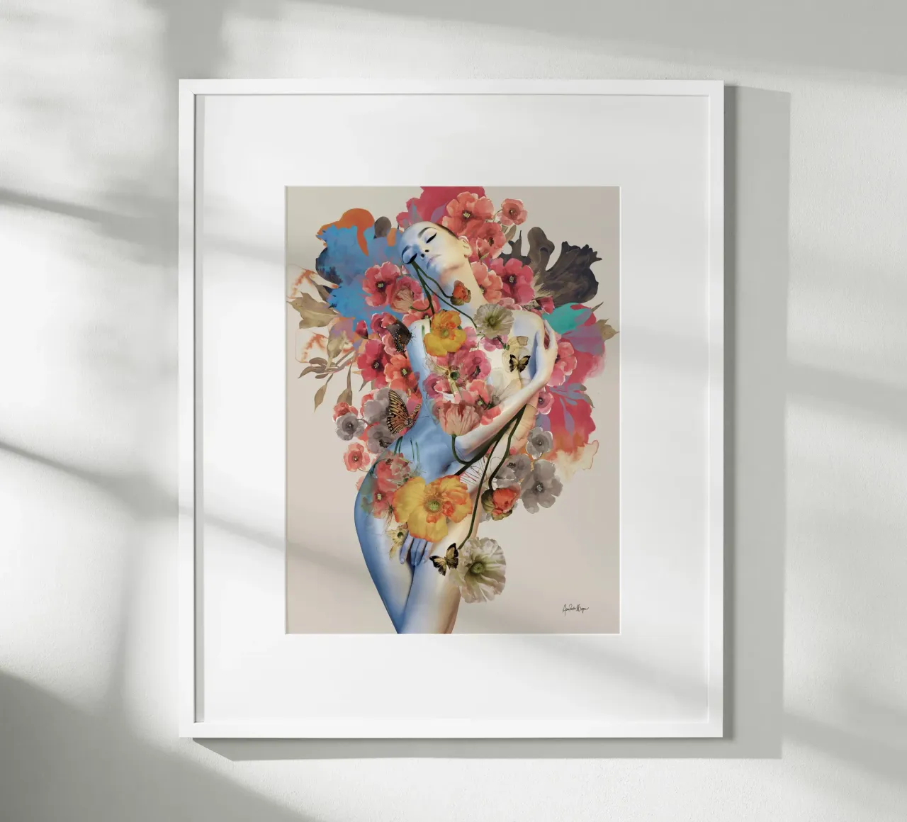The Ivy poster con telaio in alluminio da Ana Paula Hoppe