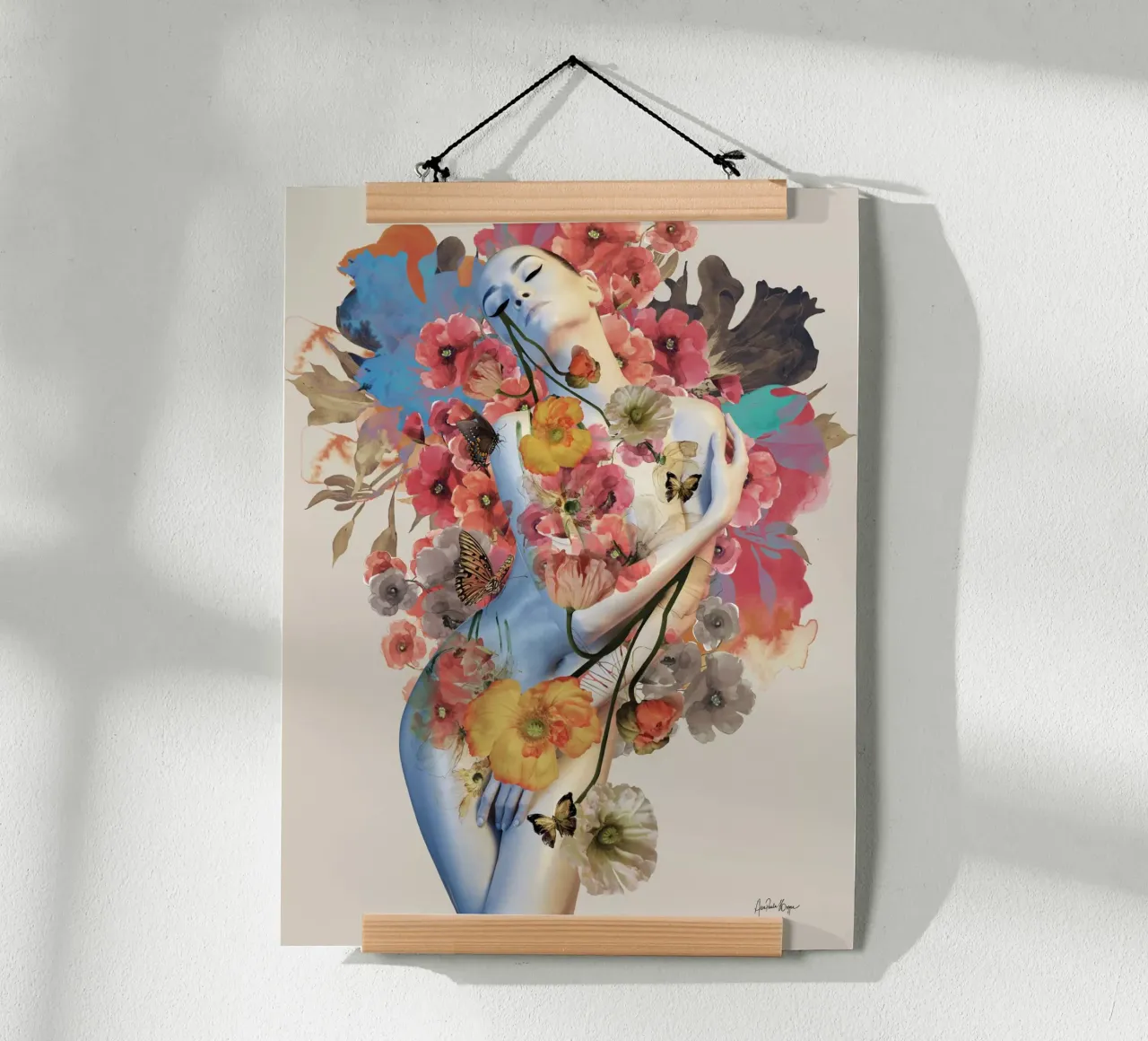 The Ivy poster con telaio in alluminio da Ana Paula Hoppe