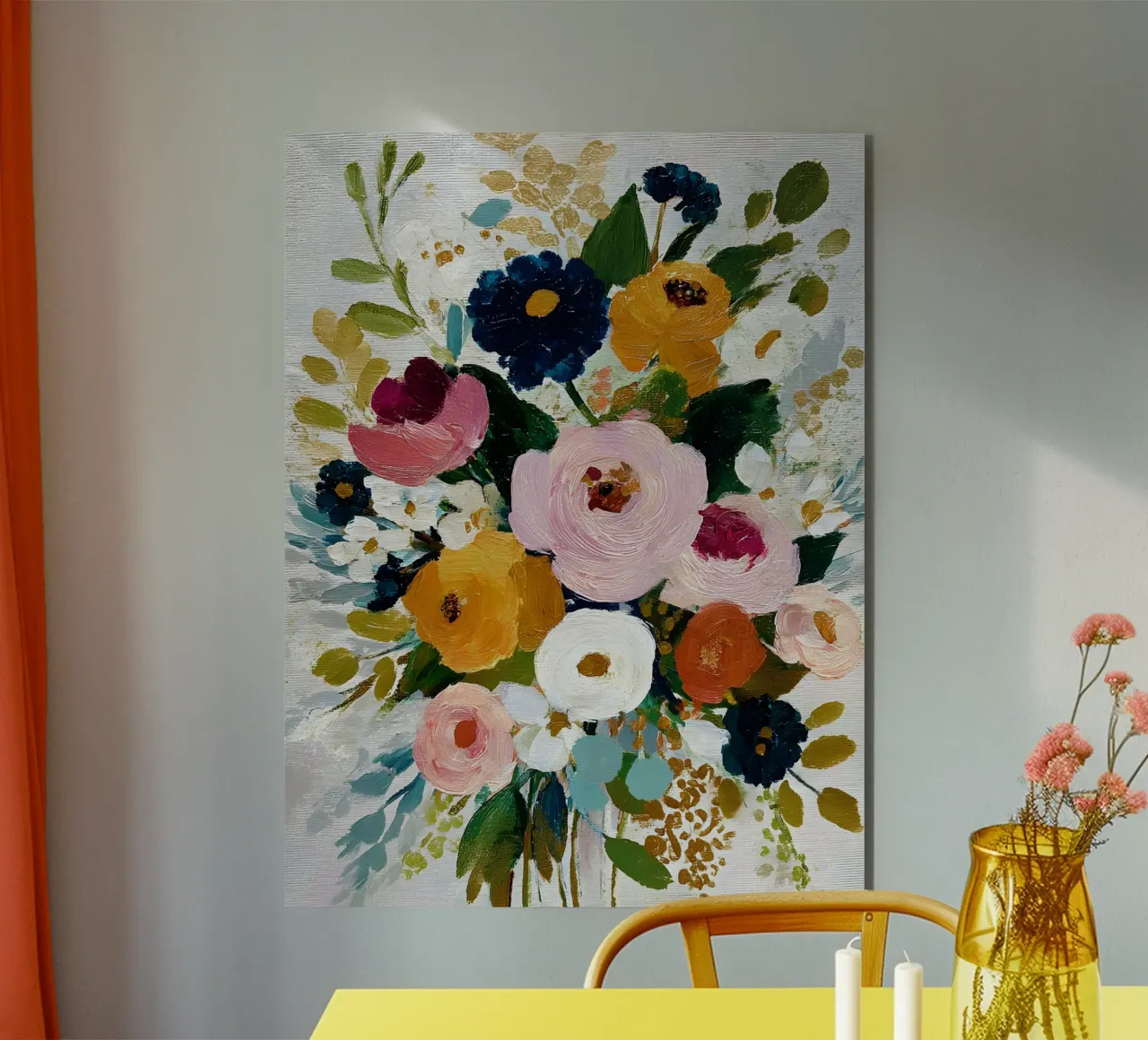 Spring Meadow Whispers alluminio dibond da The Floralist