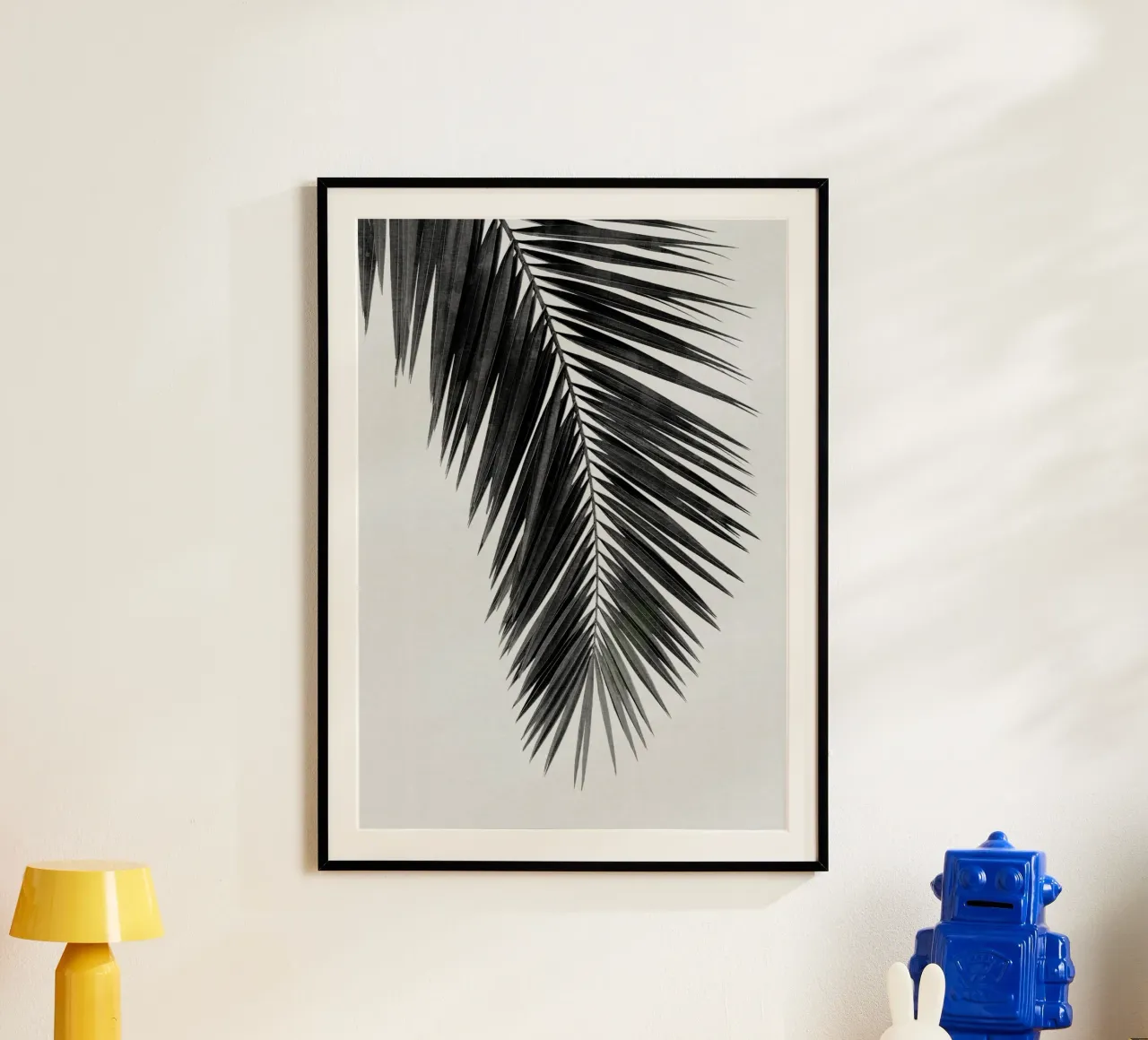 Foglia di palma in bianco e nero I carta hahnemühle da Orara Studio