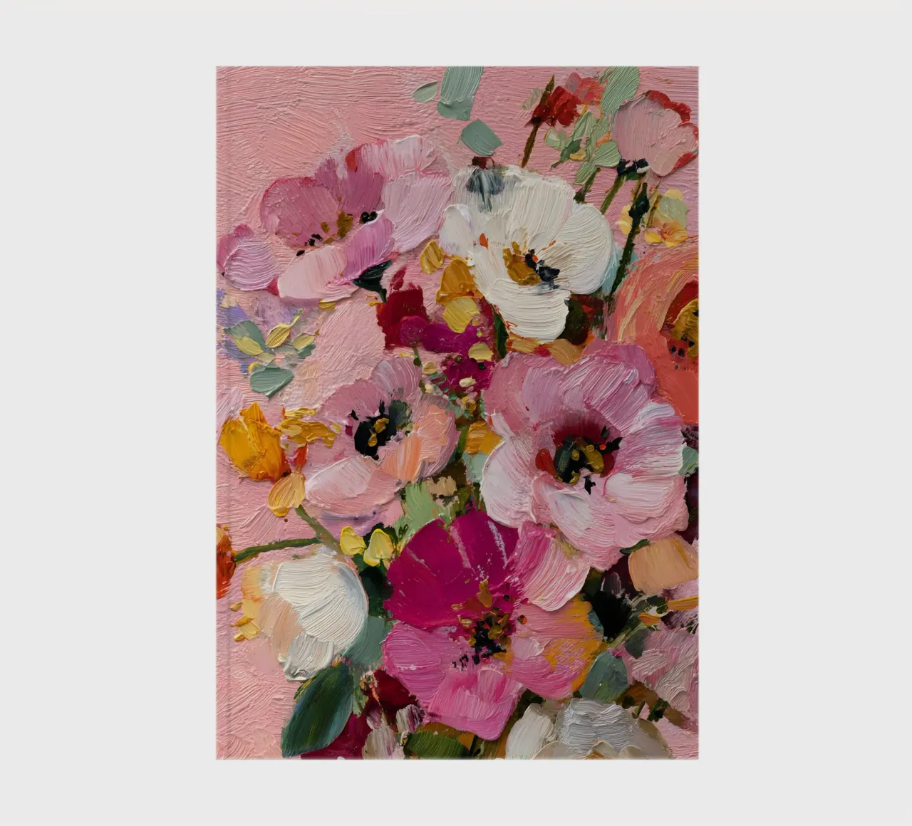 Rosy Fields Forever notebook by The Floralist