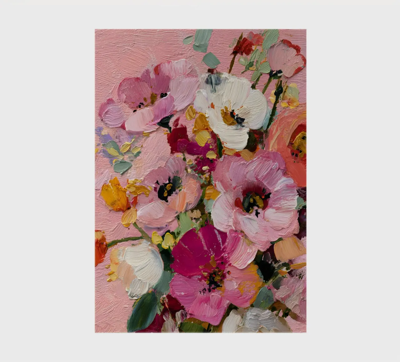 Rosy Fields Forever notebook by The Floralist