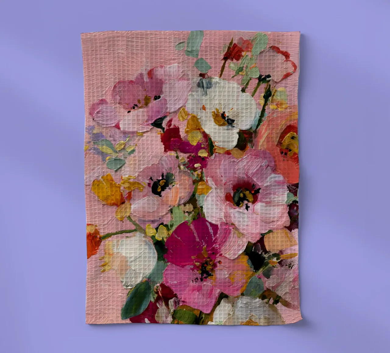 Rosy Fields Forever canovaccio da cucina da The Floralist