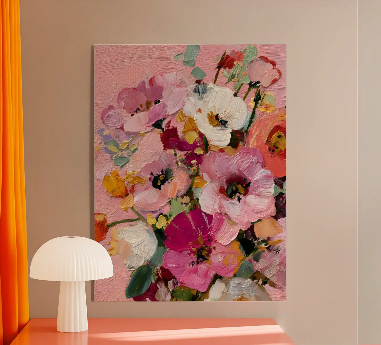 Rosy Fields Forever plexiglass da The Floralist