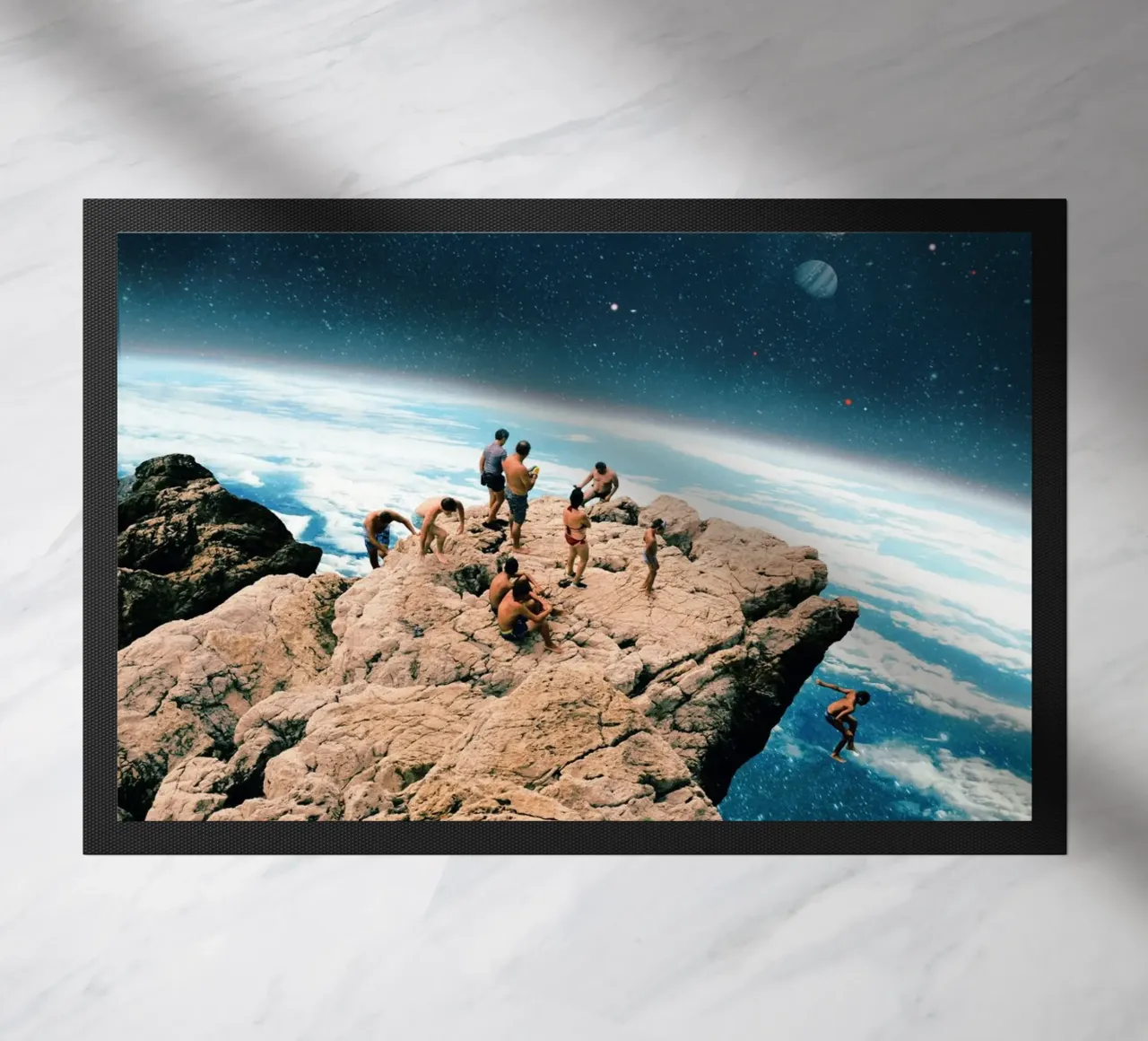 Let's Jump! doormat by Dapidoka