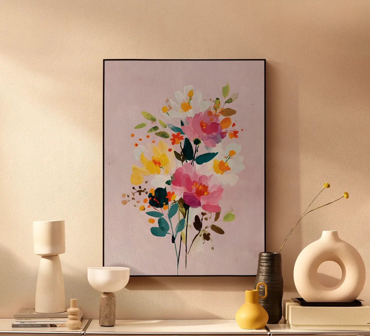 Soft Bloom Symphony plexiglas de The Floralist