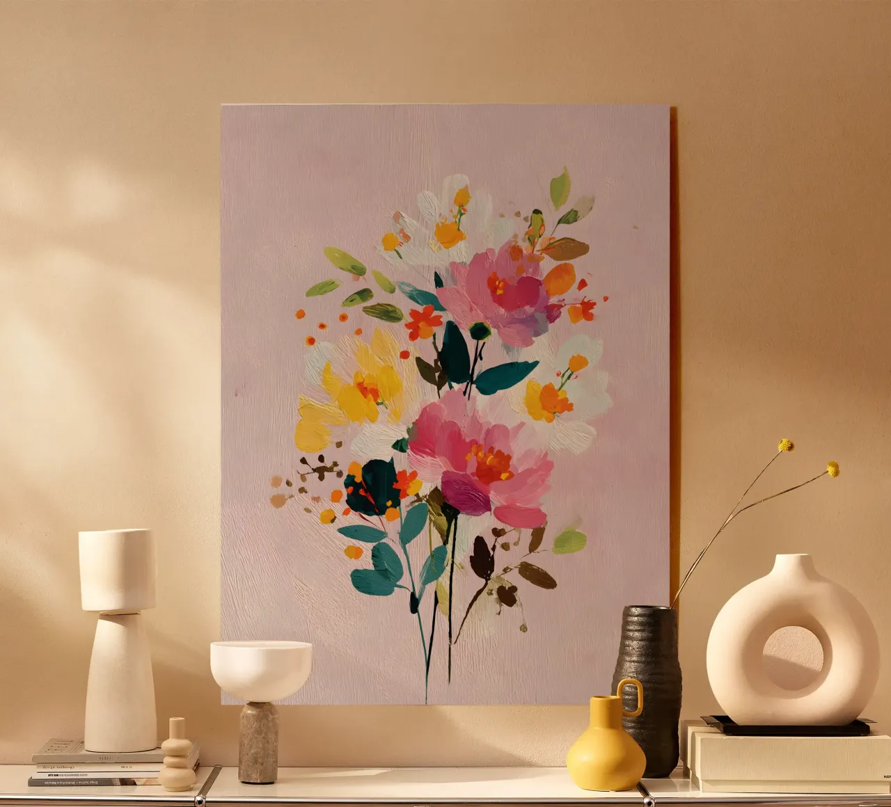 Soft Bloom Symphony plexiglass da The Floralist