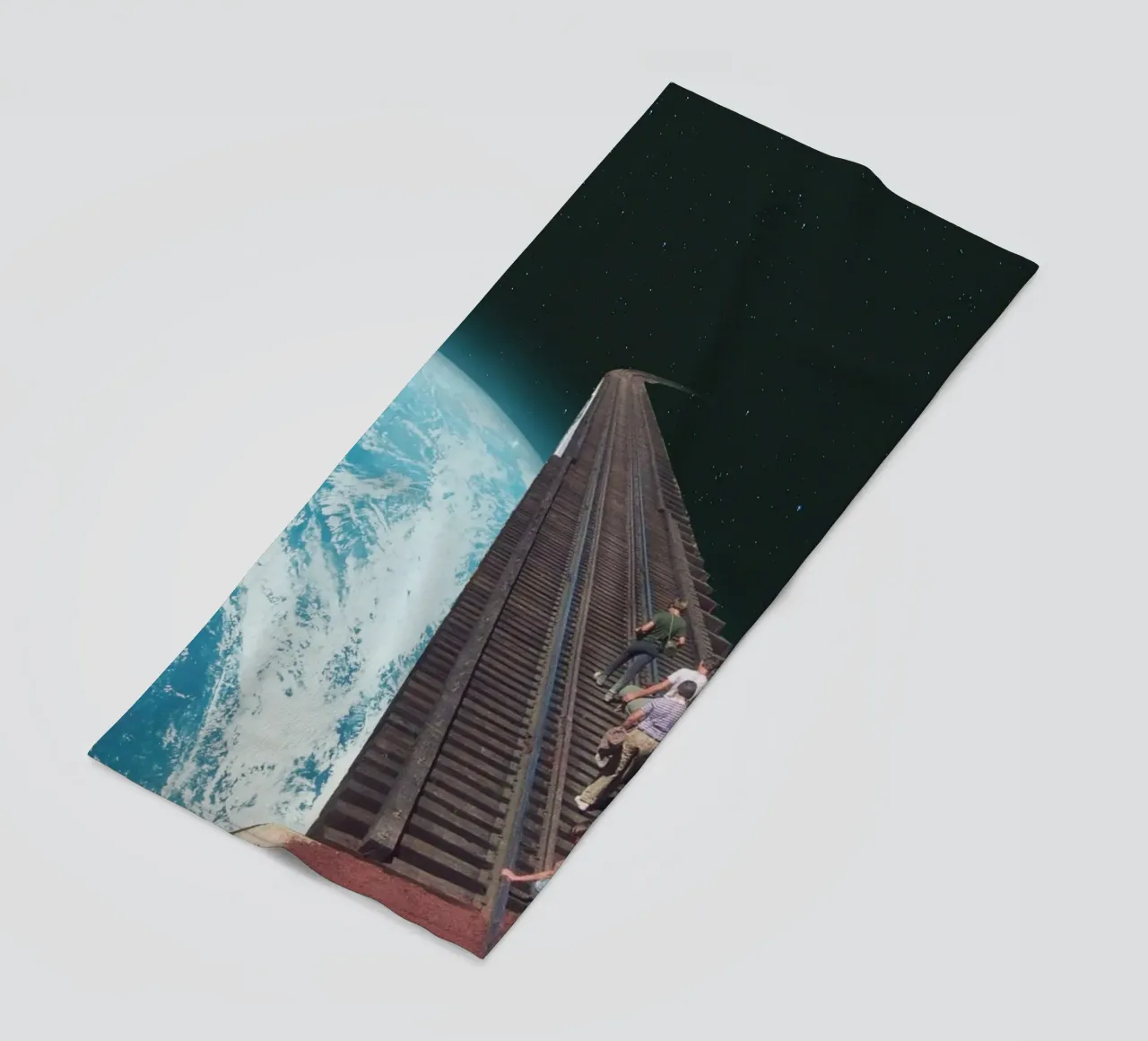 Questo treno termina qui telo mare da Dapidoka