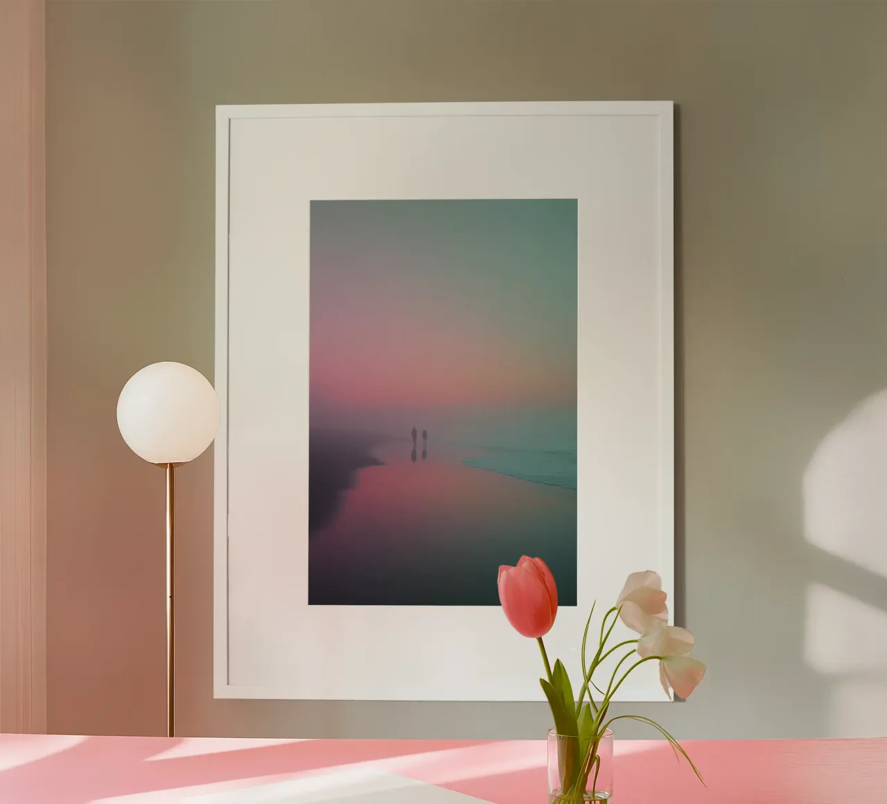 Fading Steps poster by Tinyverse Studio