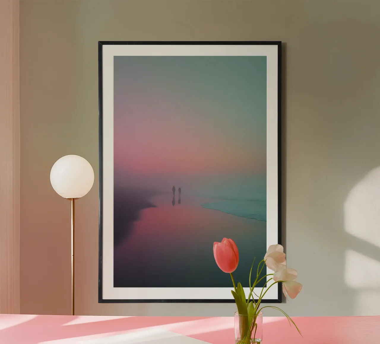 Fading Steps poster by Tinyverse Studio