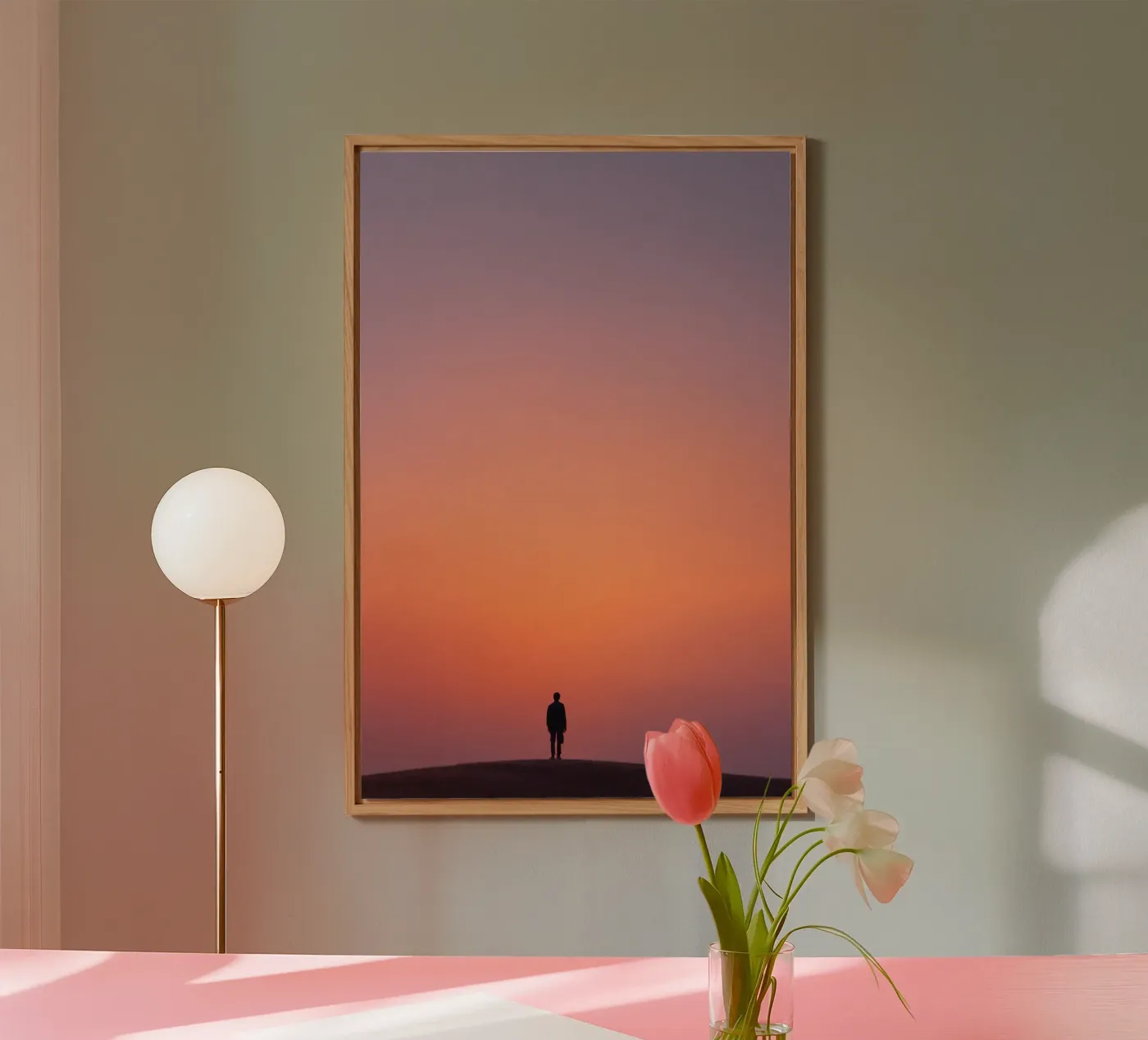 Twilight Reflection alluminio dibond da Tinyverse Studio