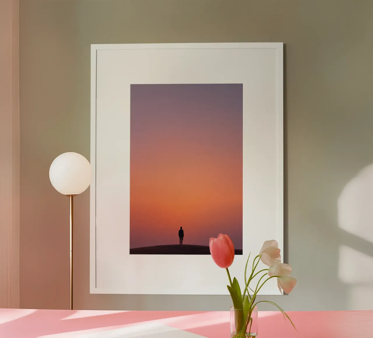 Twilight Reflection Poster von Tinyverse Studio