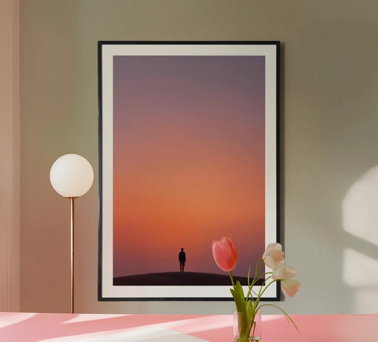 Twilight Reflection Poster von Tinyverse Studio