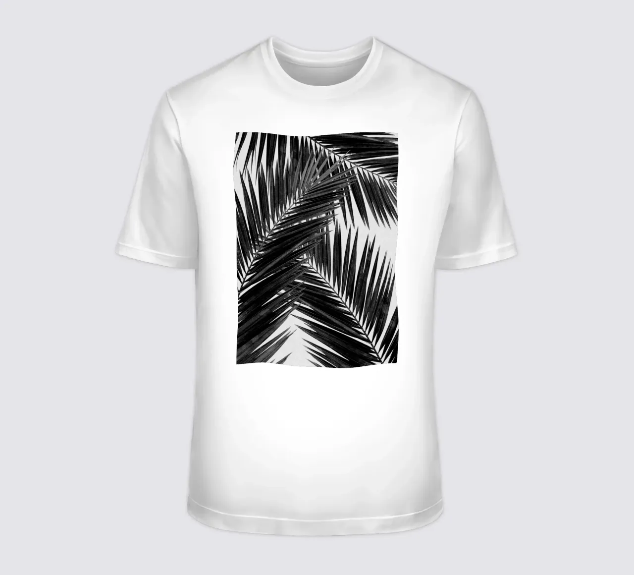 Foglia di palma in bianco e nero III t-shirt da Orara Studio