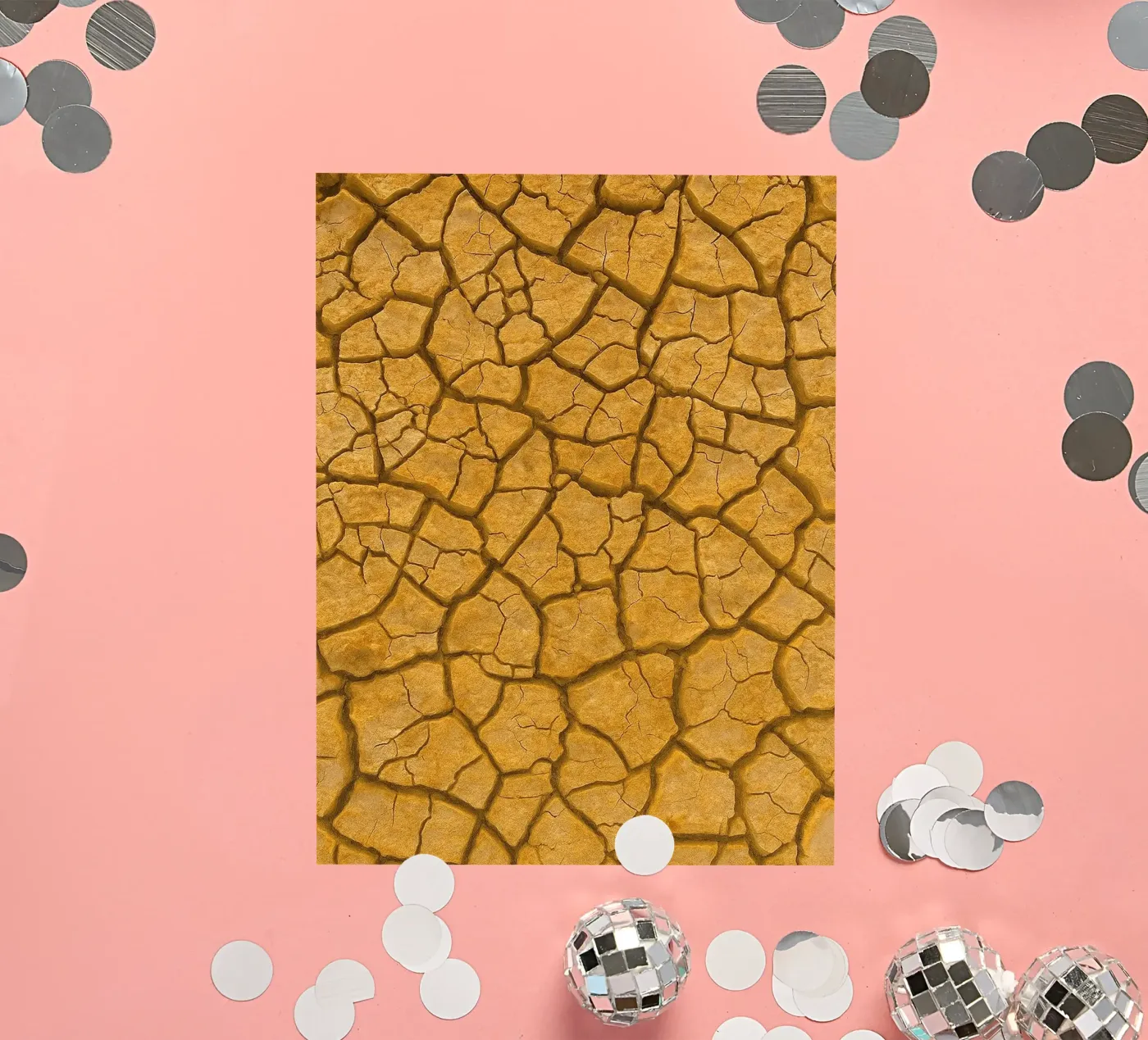 split dry ground sticker by PASMING