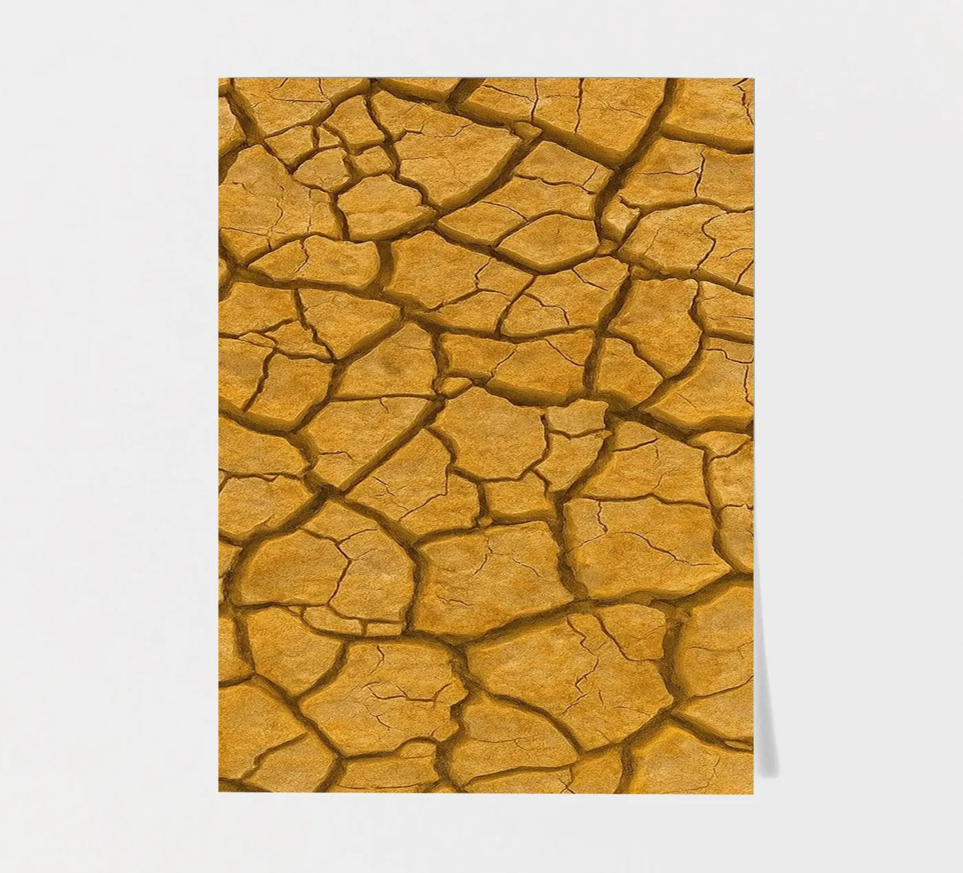 droge grond splitsen stickervel van PASMING