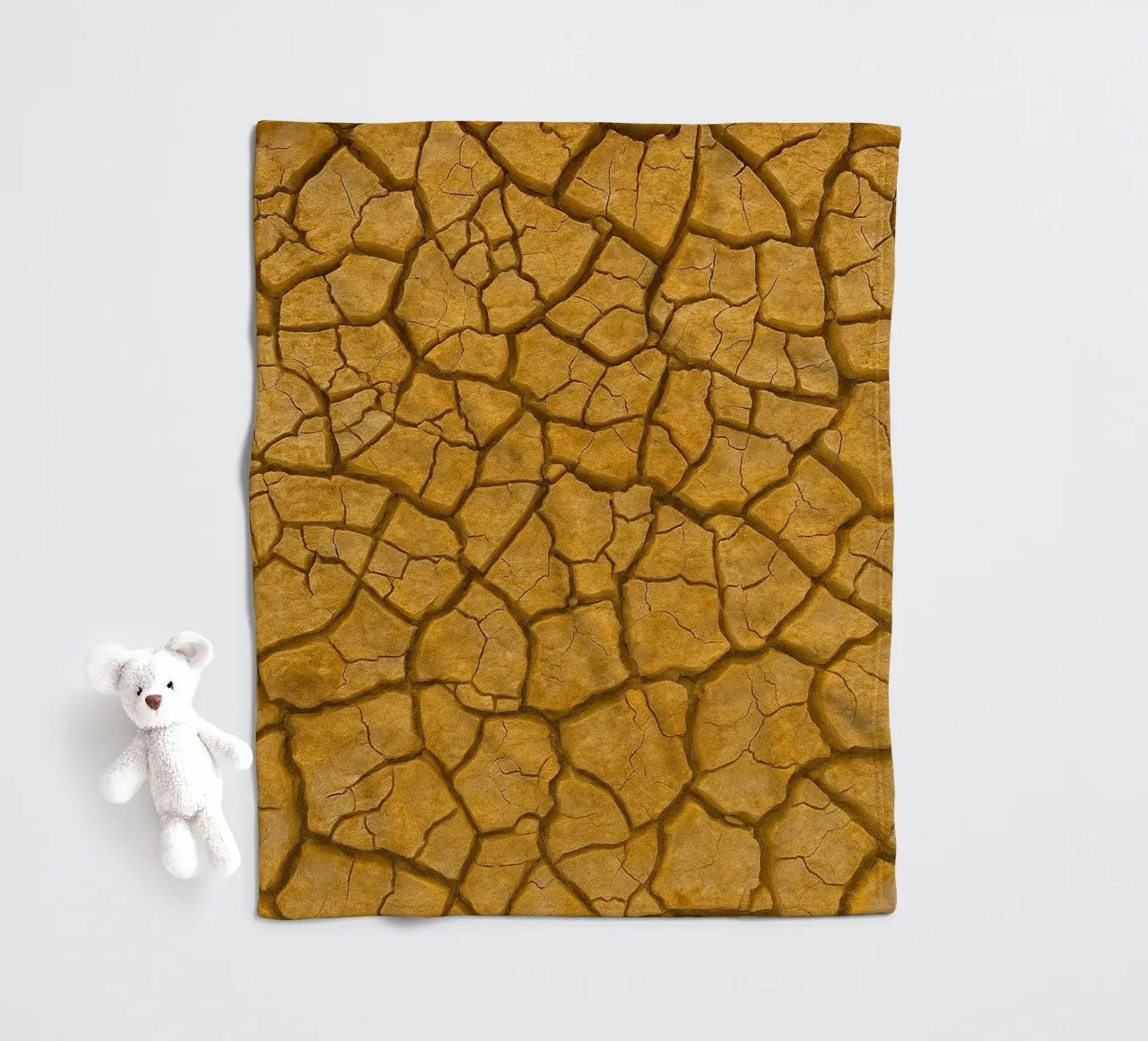 droge grond splitsen fleecedeken van PASMING