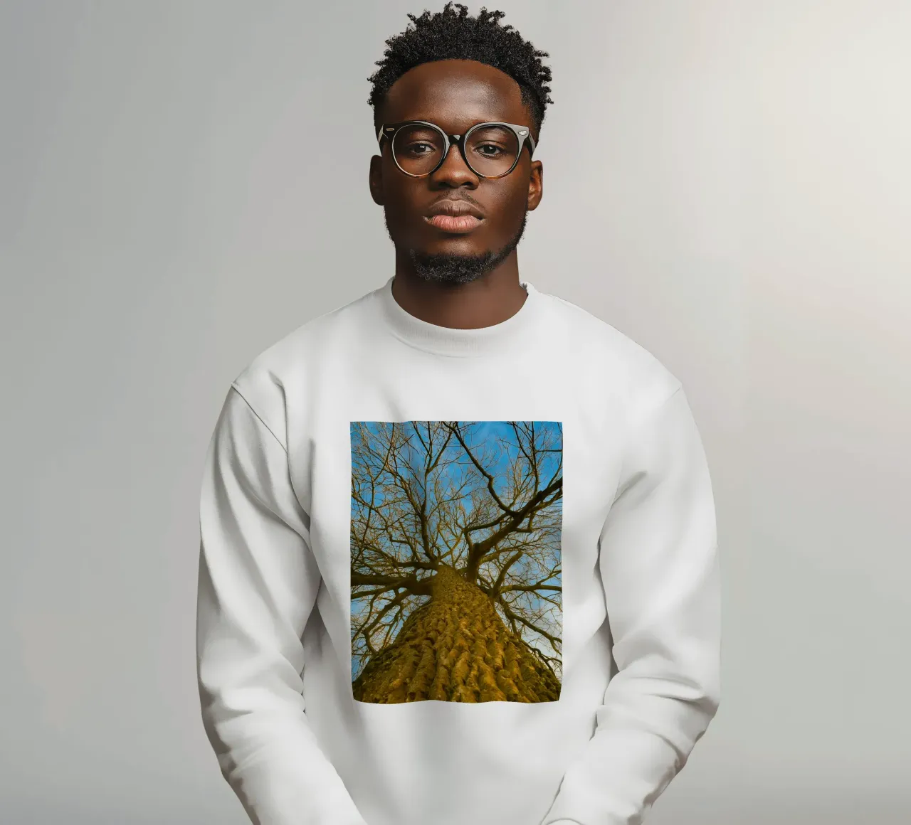 albero alto con rami secchi felpa da PASMING