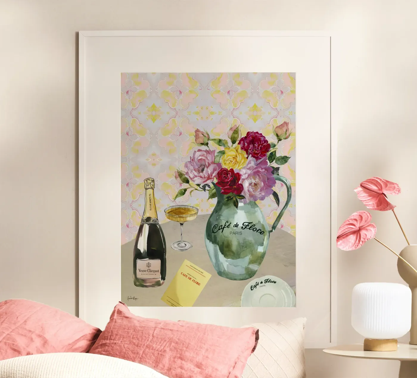 Café de Flore poster by Ana Paula Hoppe