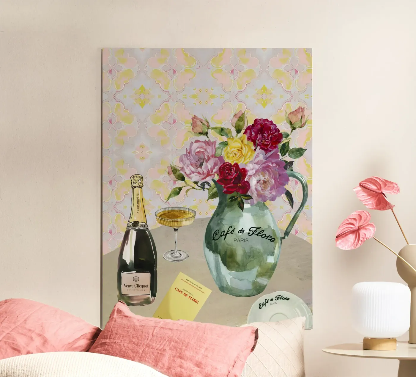 Café de Flore poster by Ana Paula Hoppe
