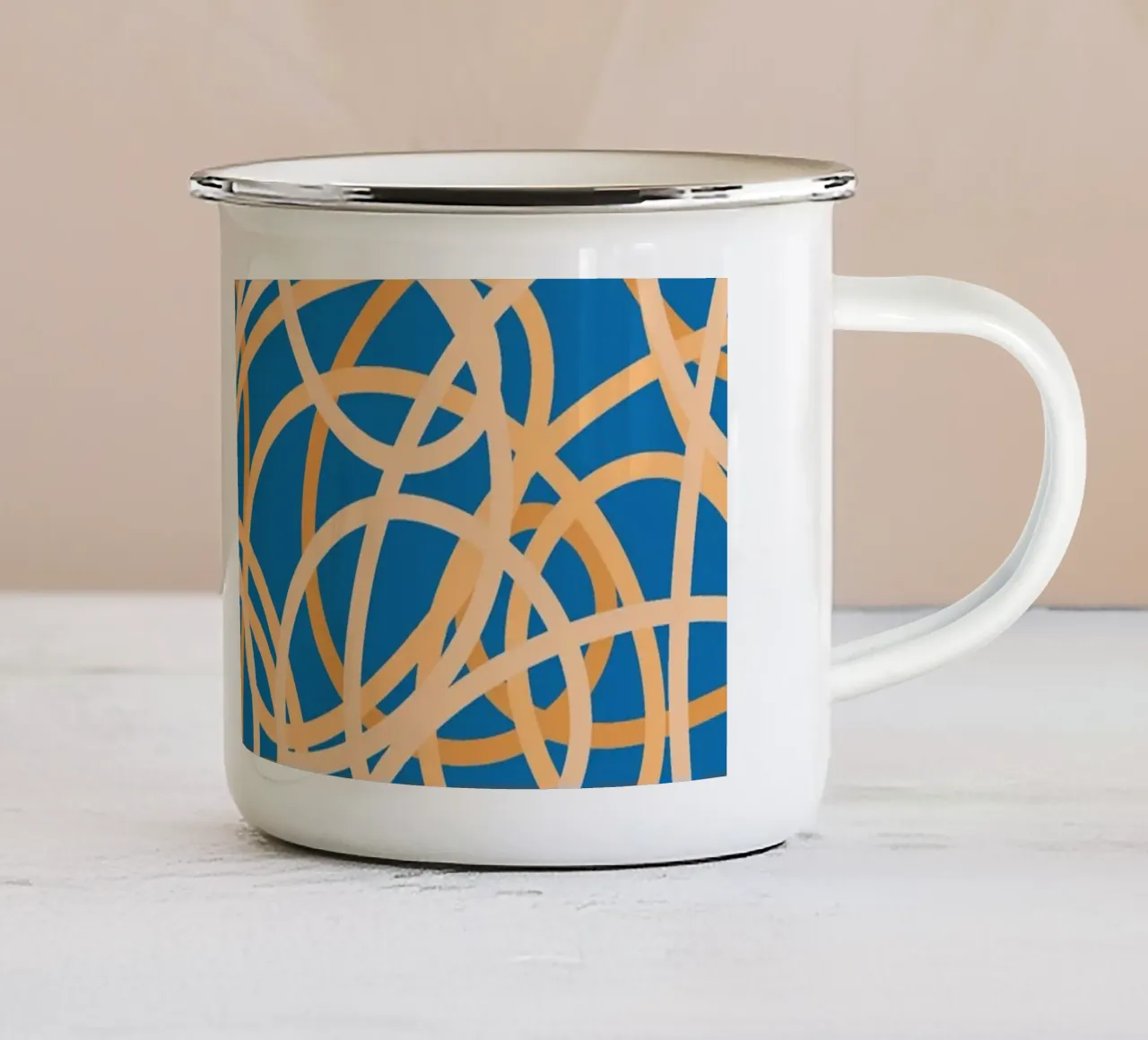 Schizzo a matita tazza in smalto da Studio Fun Boy