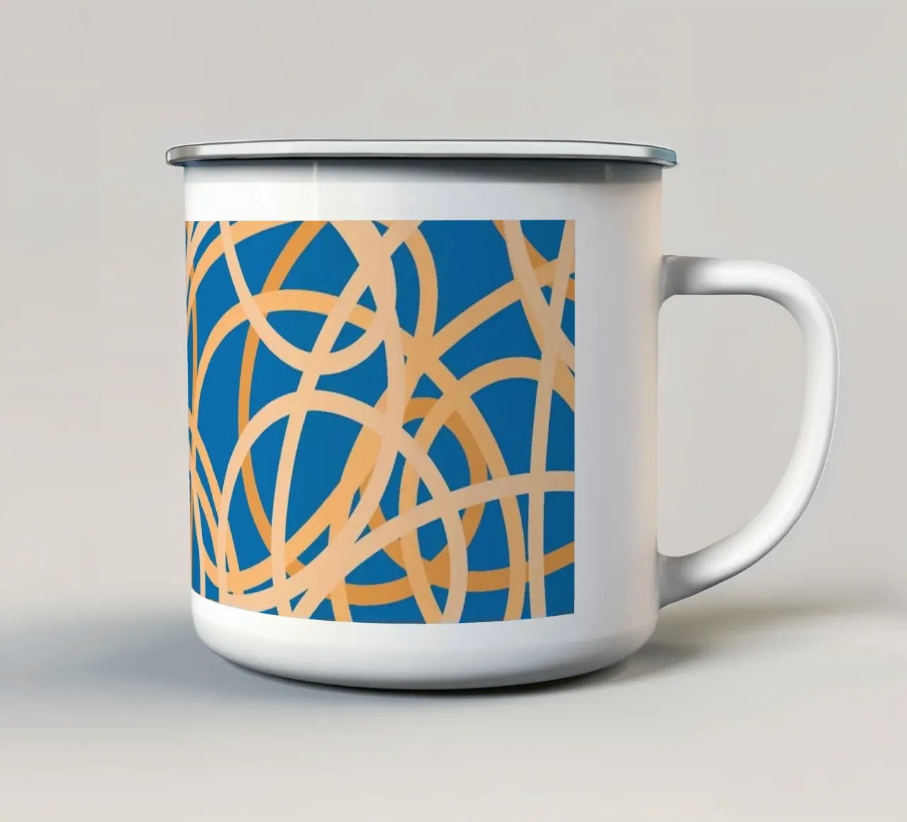 Schizzo a matita tazza in smalto da Studio Fun Boy