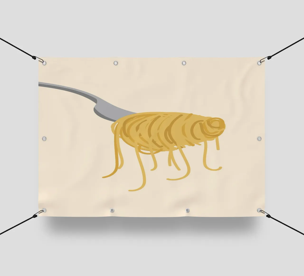 Linea di spaghetti a forcella telo in pvc da Studio Fun Boy