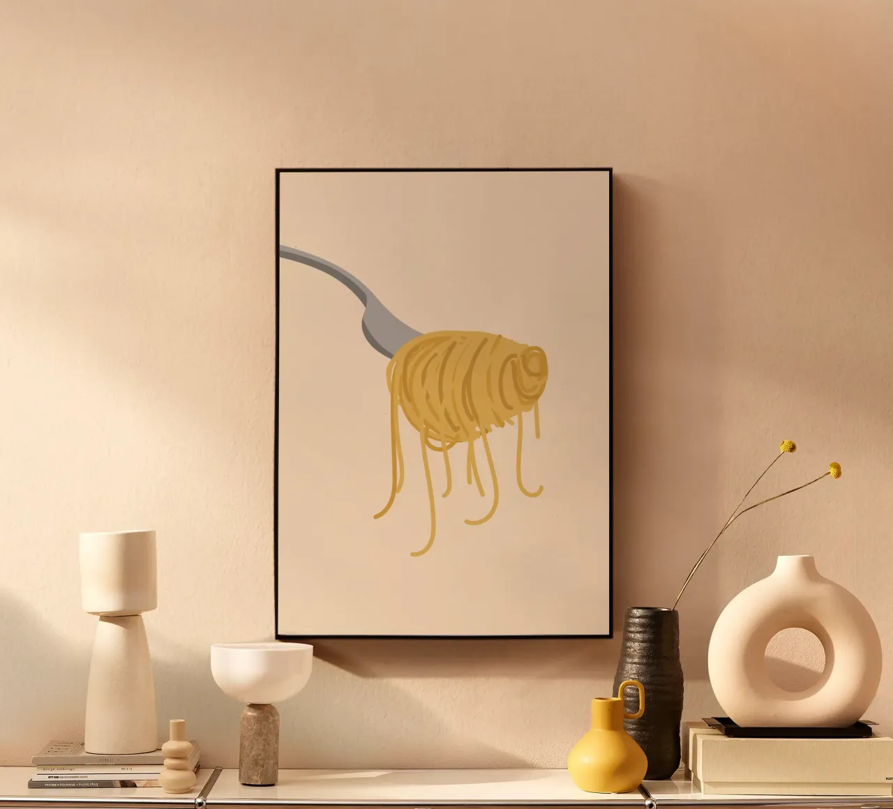 Linea di spaghetti a forcella plexiglass da Studio Fun Boy