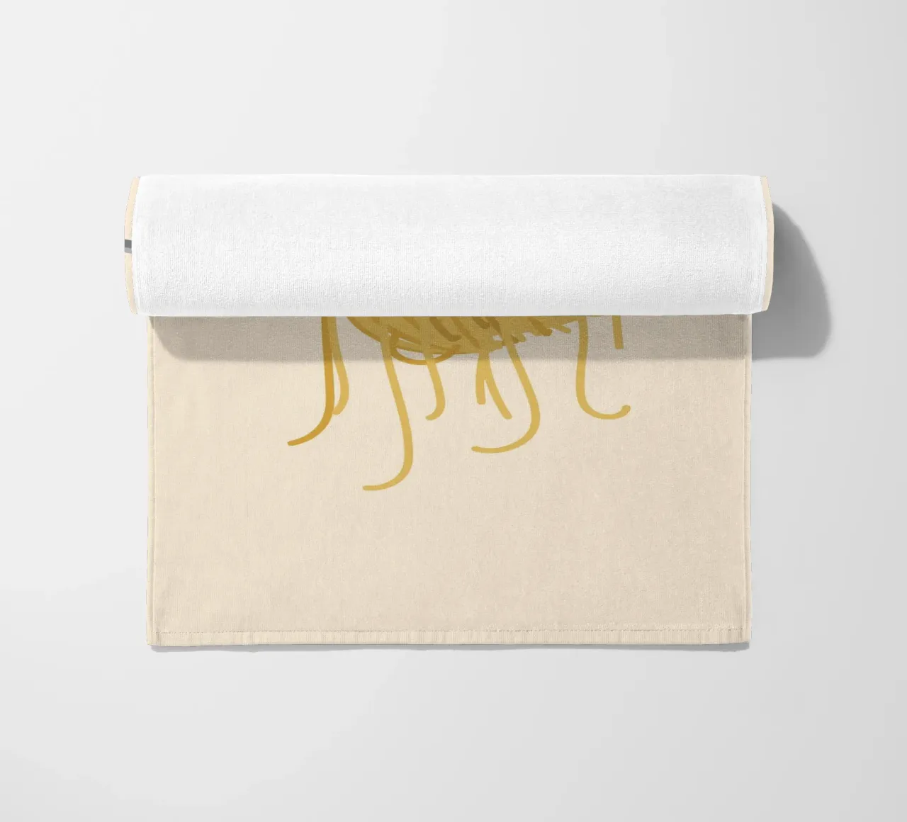 Linea di spaghetti a forcella telo mare da Studio Fun Boy