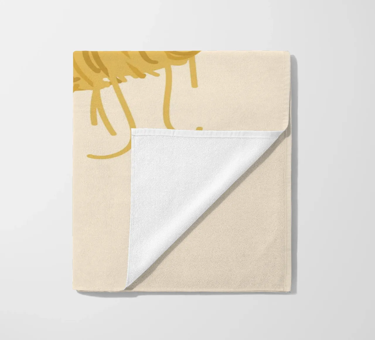 Linea di spaghetti a forcella telo mare da Studio Fun Boy