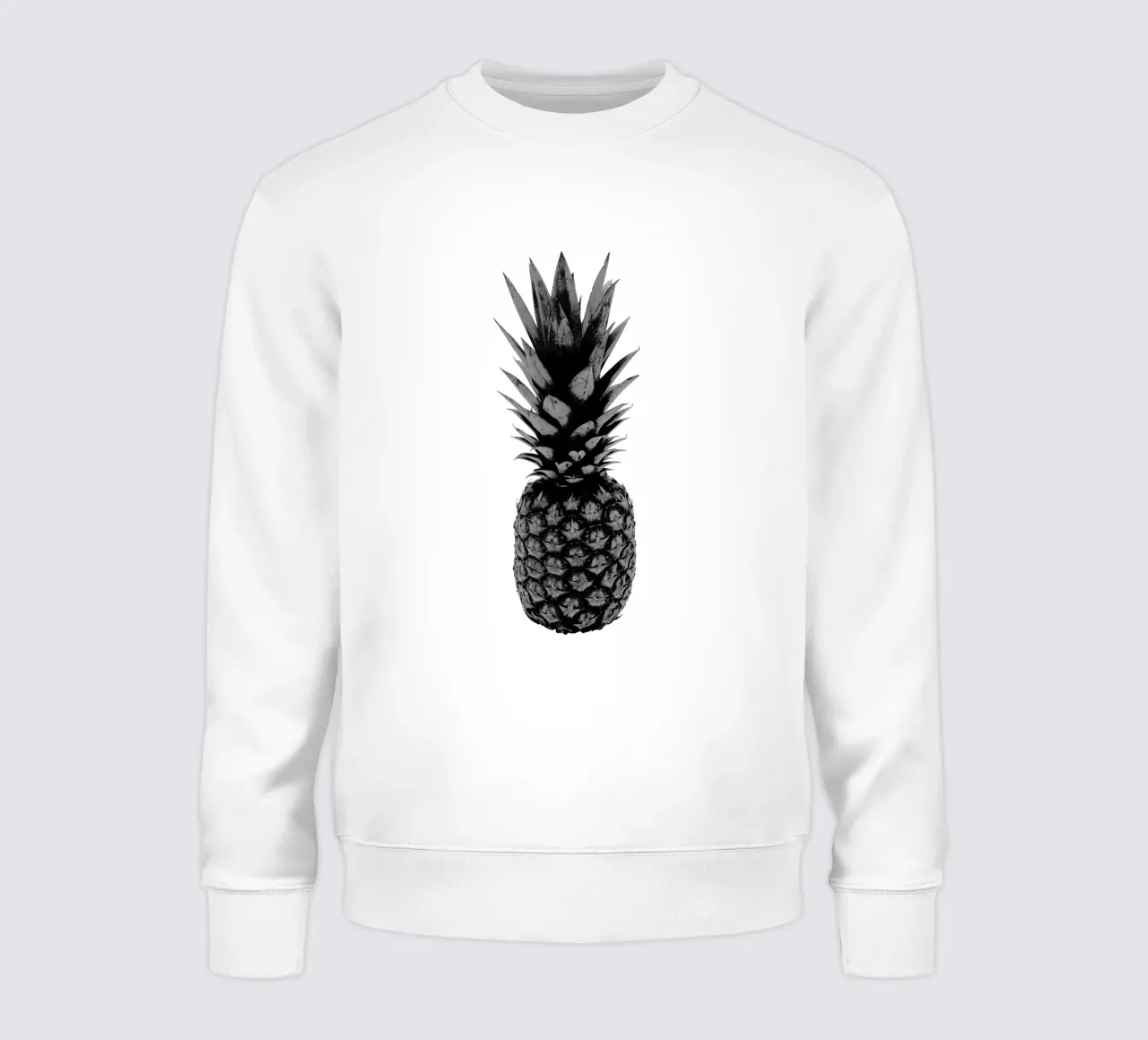 Ananas in bianco e nero felpa da Orara Studio