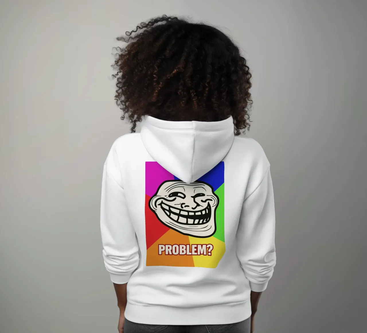 problema faccia buffa felpa con cappuccio da boeboe