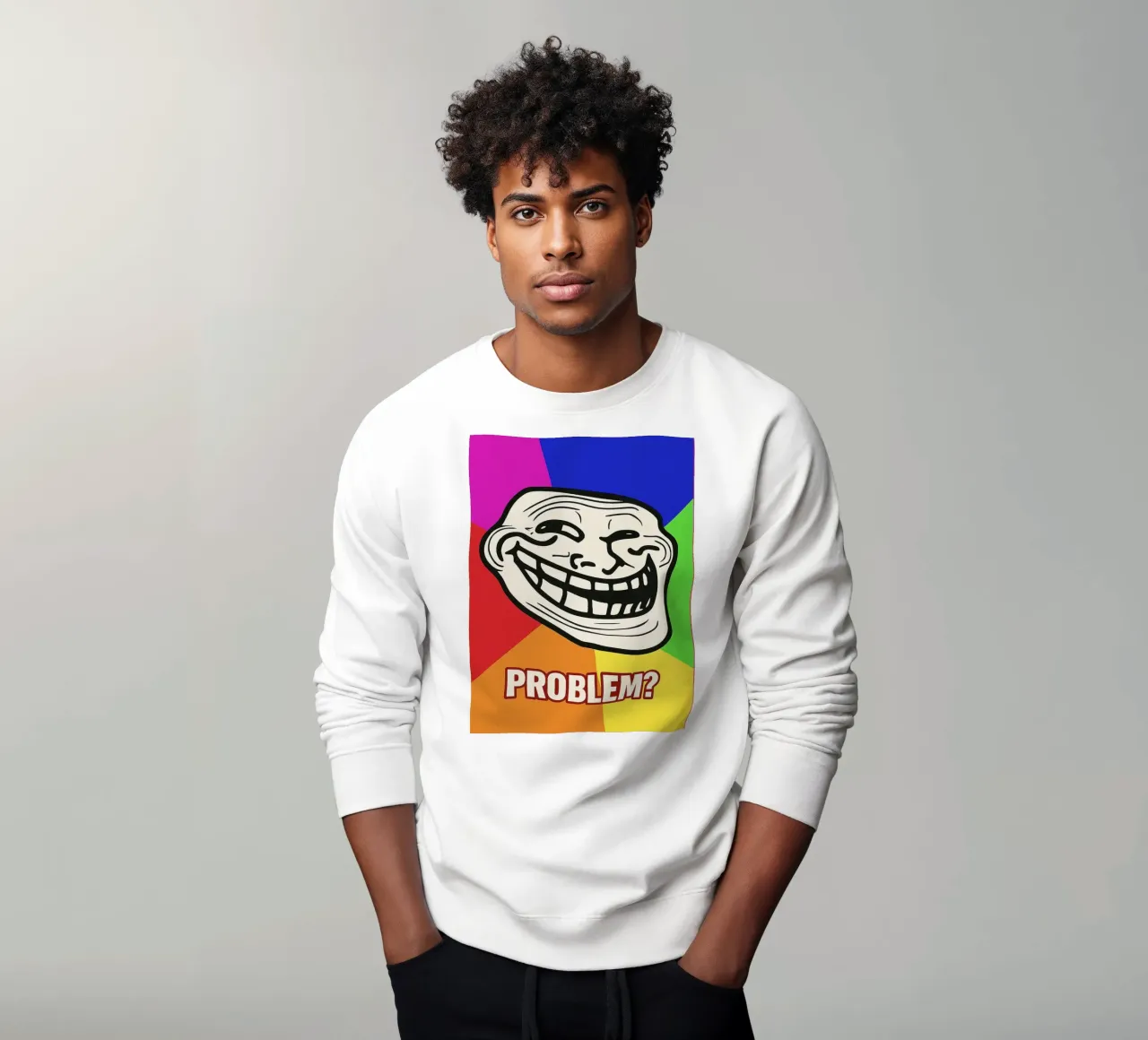 problema faccia buffa felpa da boeboe