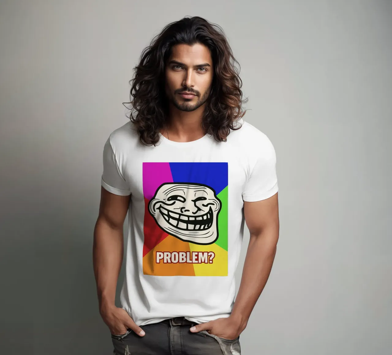 problema faccia buffa t-shirt da boeboe