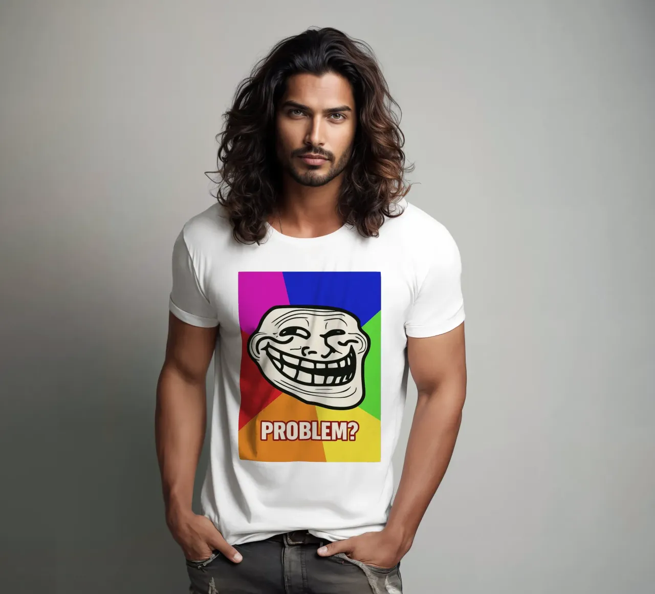 problema faccia buffa t-shirt da boeboe