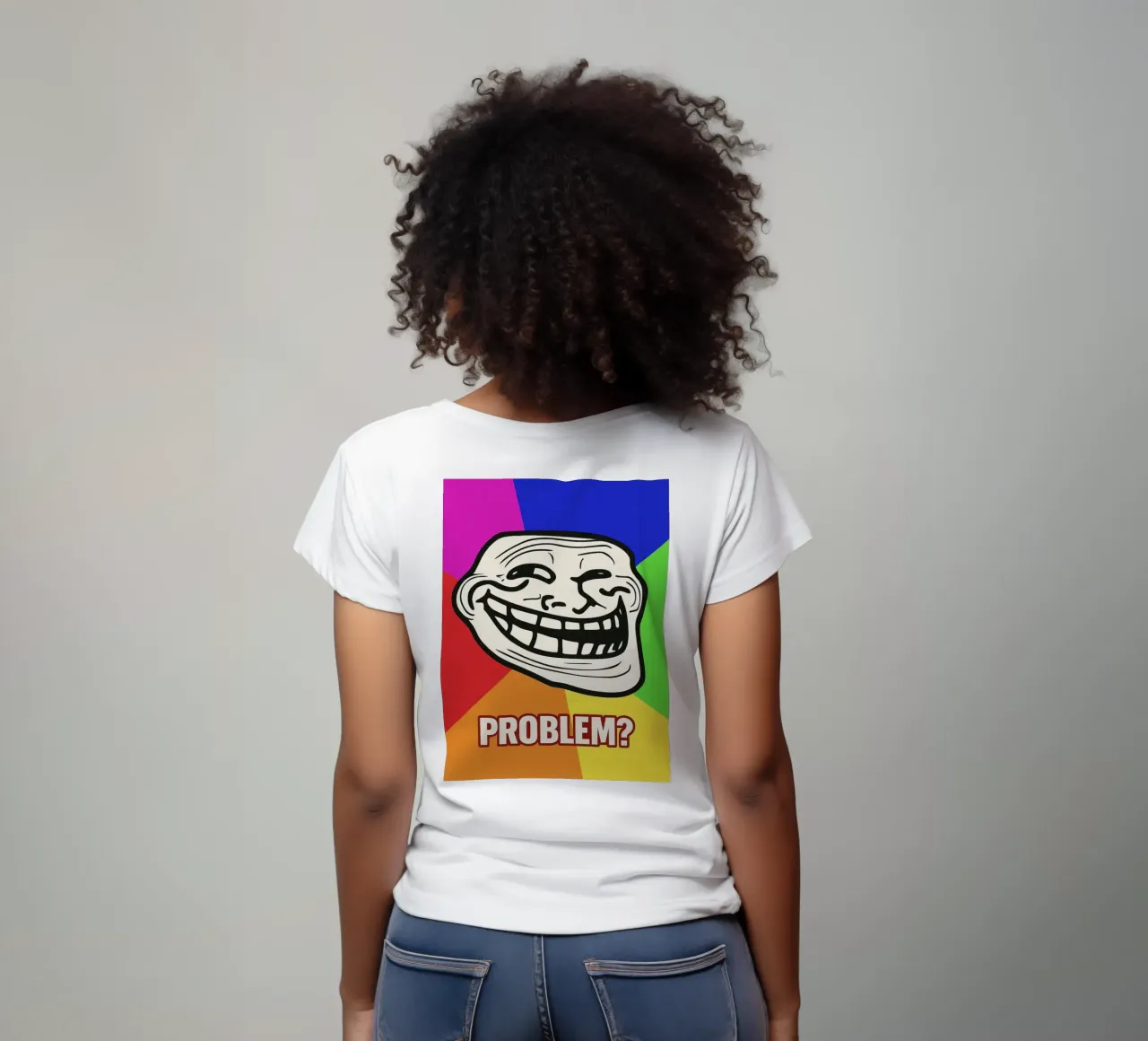 problema faccia buffa t-shirt da boeboe