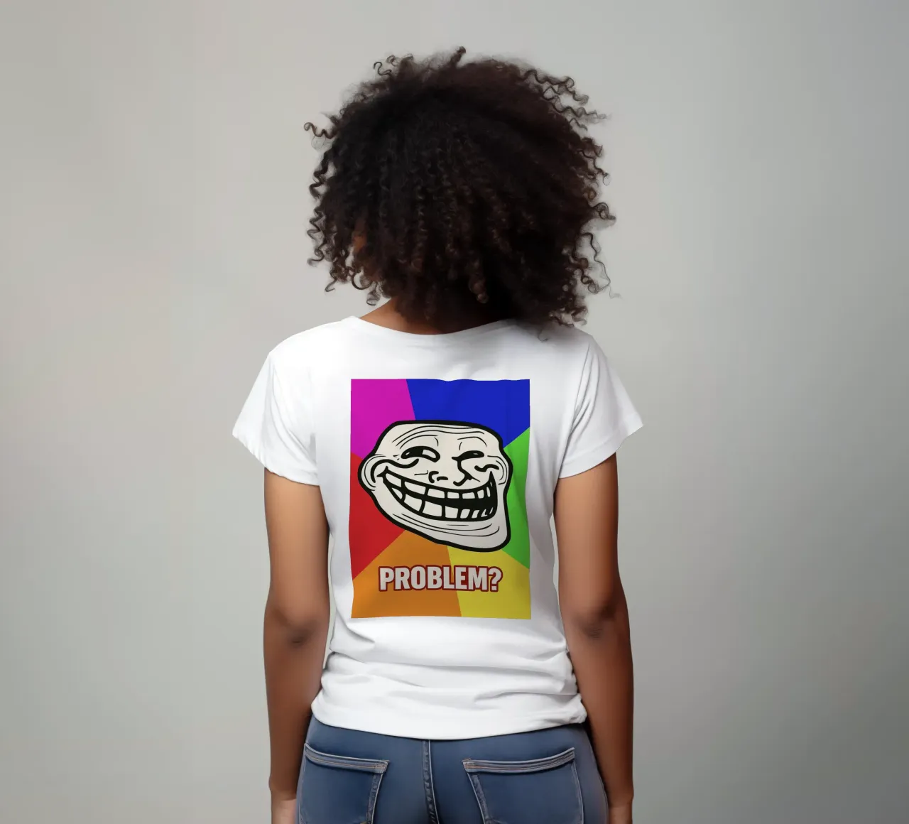 problema faccia buffa t-shirt da boeboe