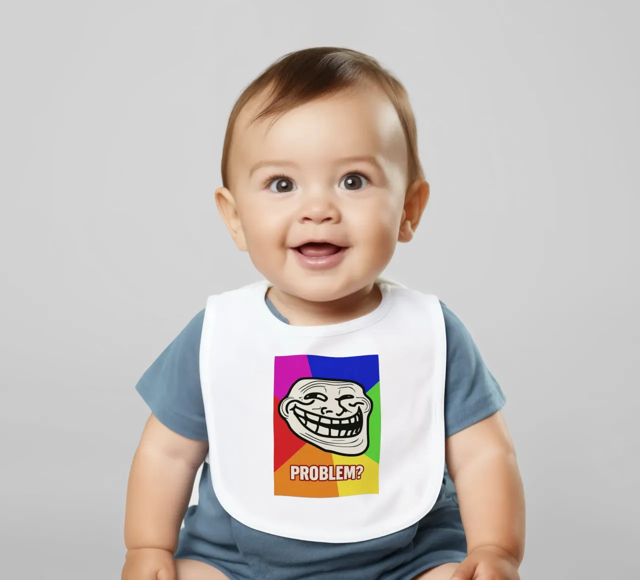 problema faccia buffa bavaglino da boeboe