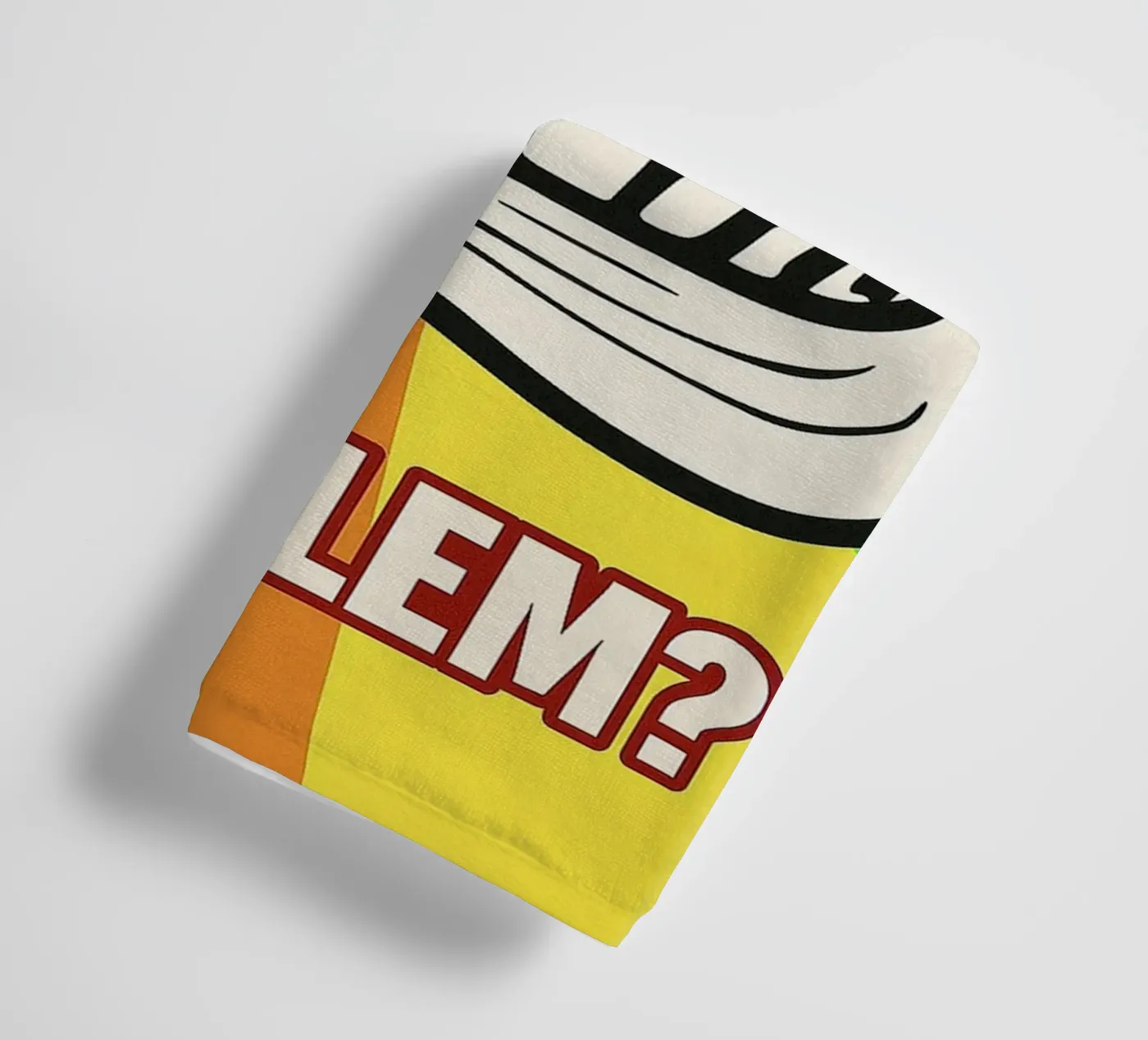 problem funny face towel by boeboe