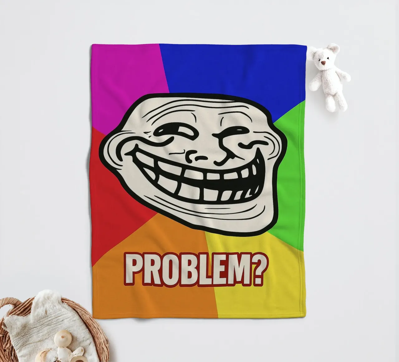 problema faccia buffa coperta in pile da boeboe