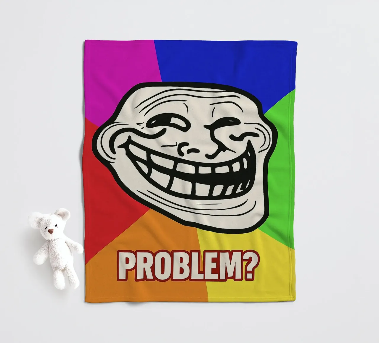 problema faccia buffa coperta in pile da boeboe