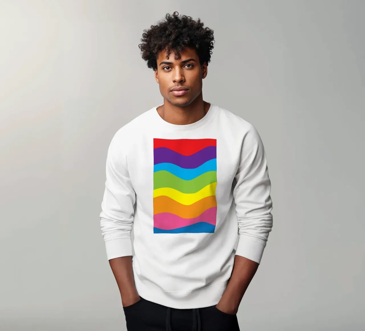 strati arcobaleno felpa da boeboe