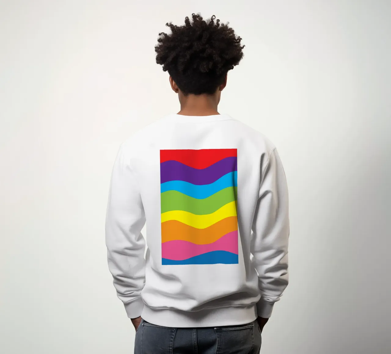 strati arcobaleno felpa da boeboe