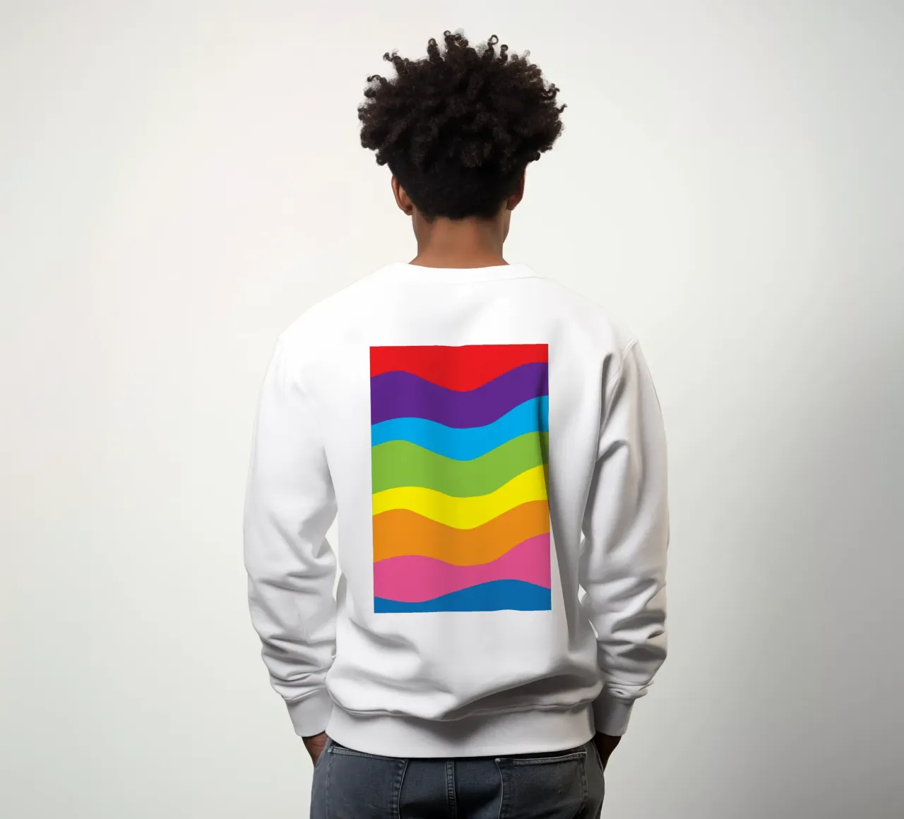 strati arcobaleno felpa da boeboe